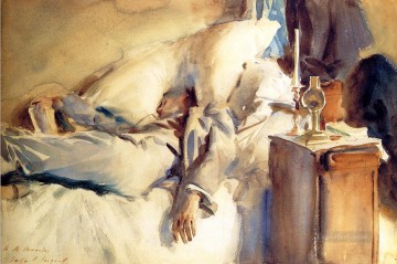 眠っているピーター・ハリソン ジョン・シンガー・サージェント Oil Paintings
